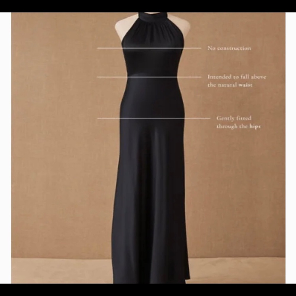 BHLDN Esme Satin Charmeuse dress - Picture 4 of 14